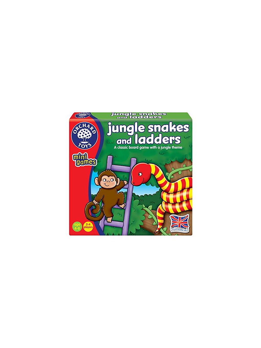 Orchard Karışık Jungle Snakes & Ladders (Sevimli Yılan & Merdiven - Sayılar) - 2