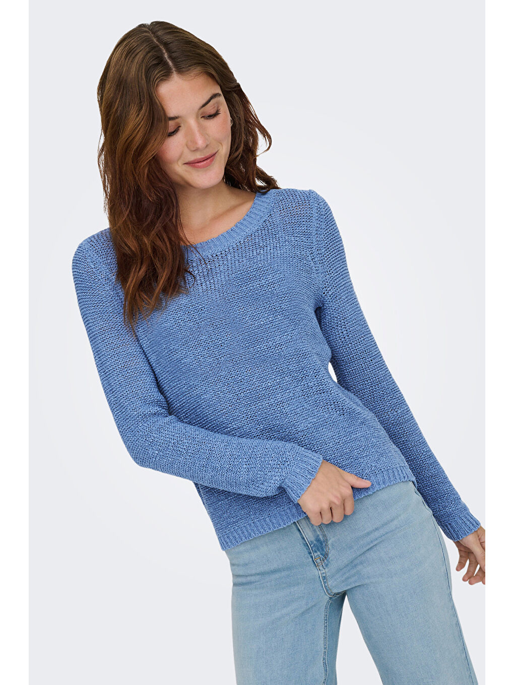 Mavi Onlgeena Regular Fit Bisiklet Yaka Örme Kadın Kazak 15113356A-2
