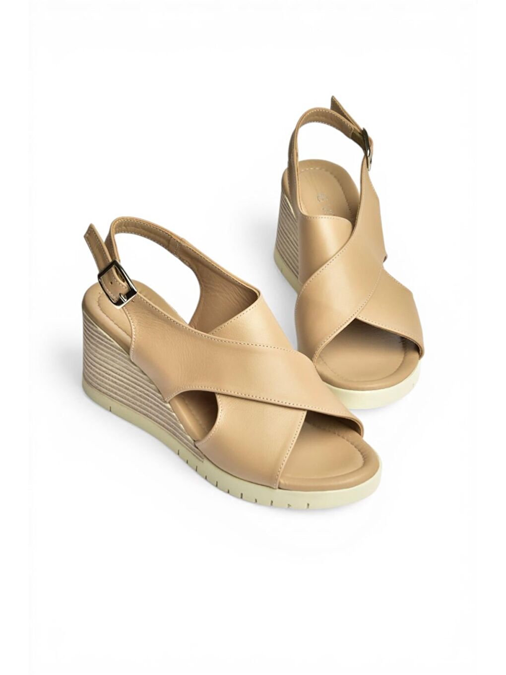 Bej Kadın Sandalet Y555340503-1