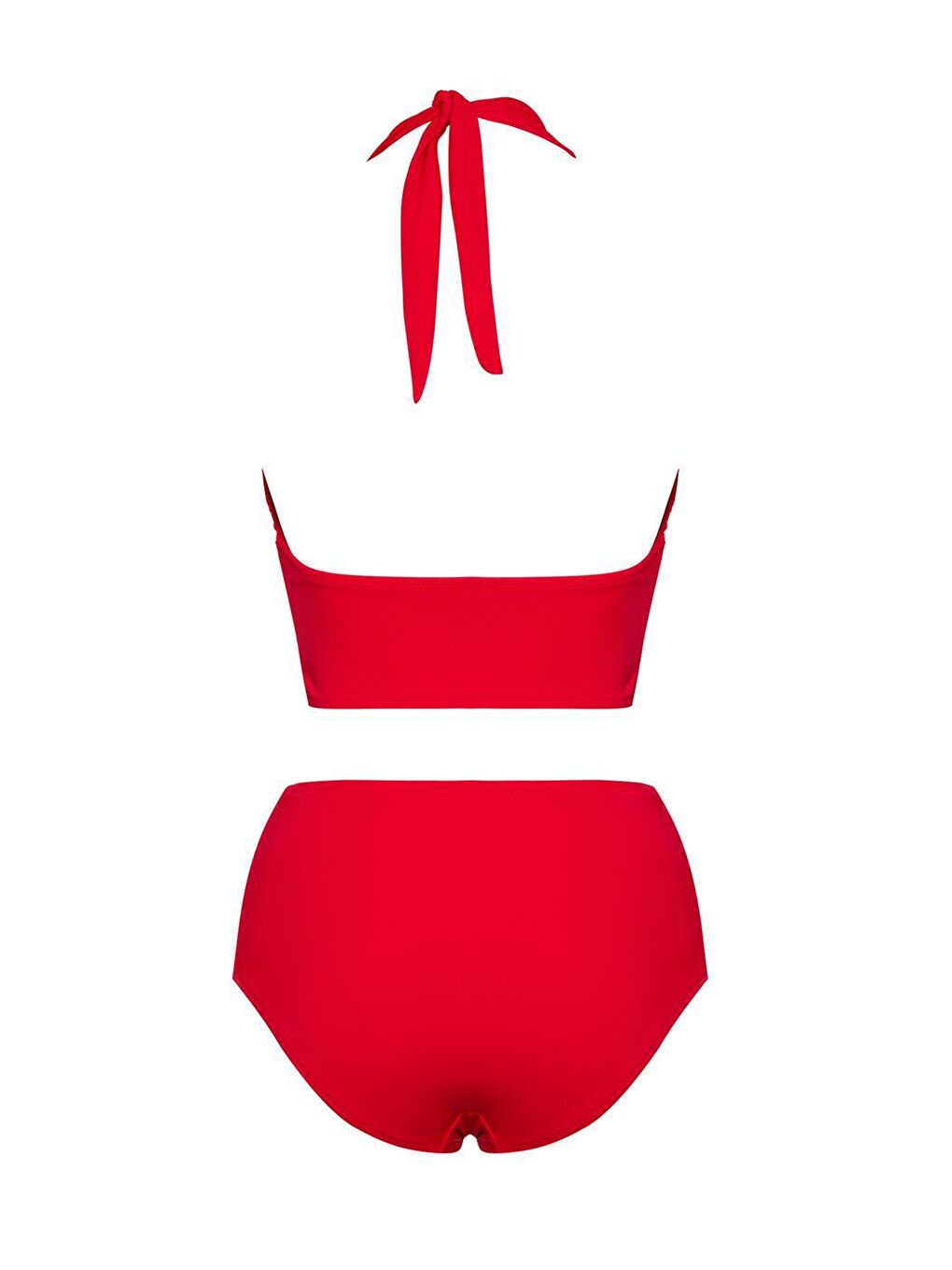Kırmızı Çapraz Bikini Takım-1
