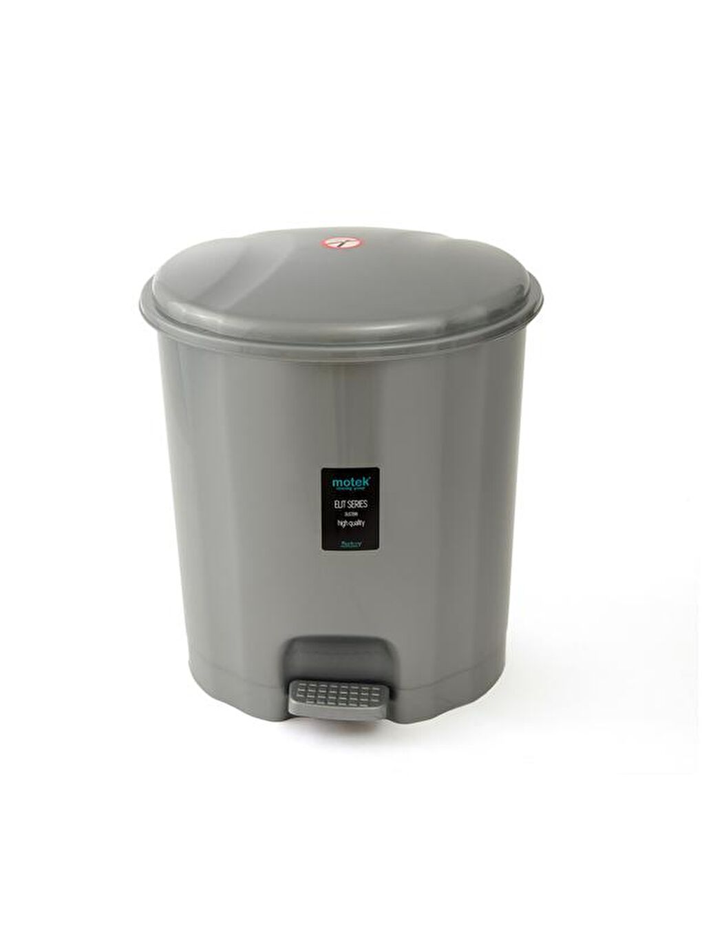 Gri Elit Pedallı İç Kovalı Çöp Kovası - 12 lt-2