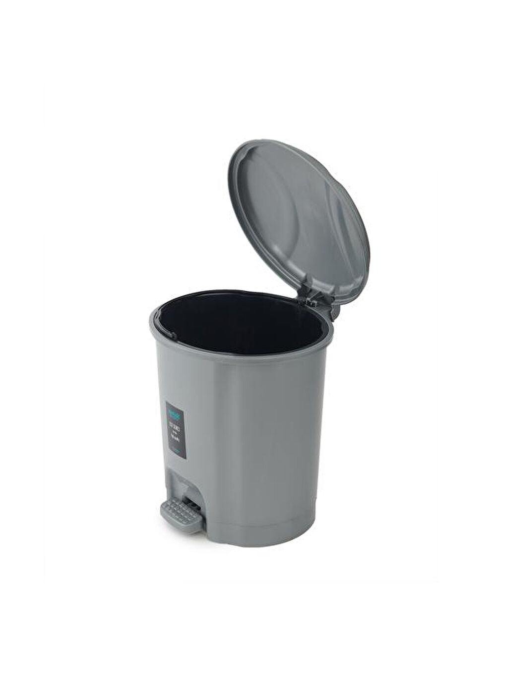 Gri Elit Pedallı İç Kovalı Çöp Kovası - 12 lt-3