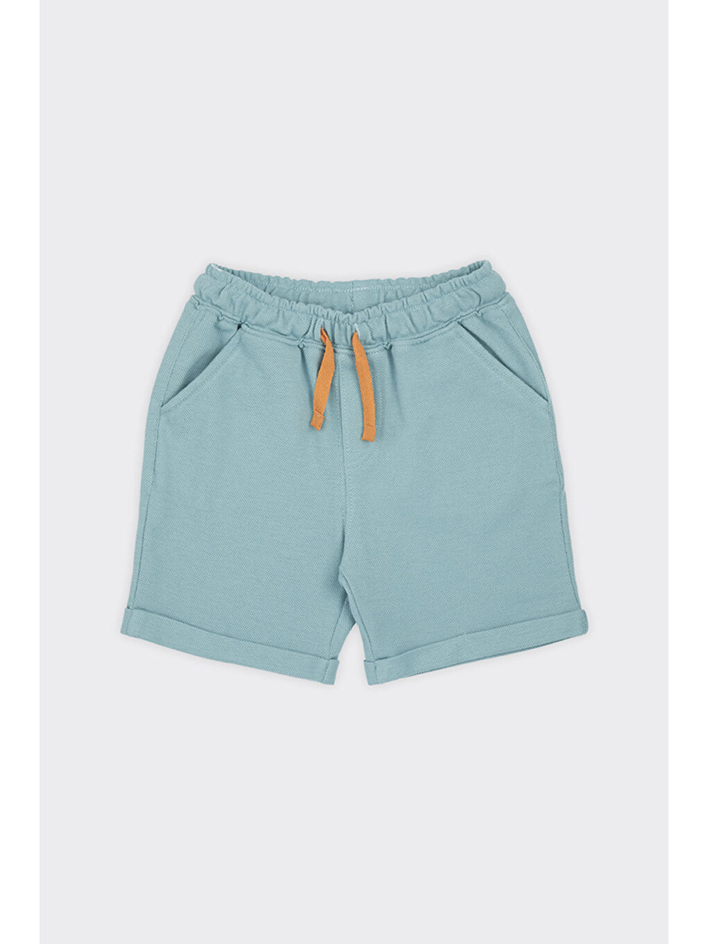 Erkek Bebek Beli Lastikli Yeşil Şort