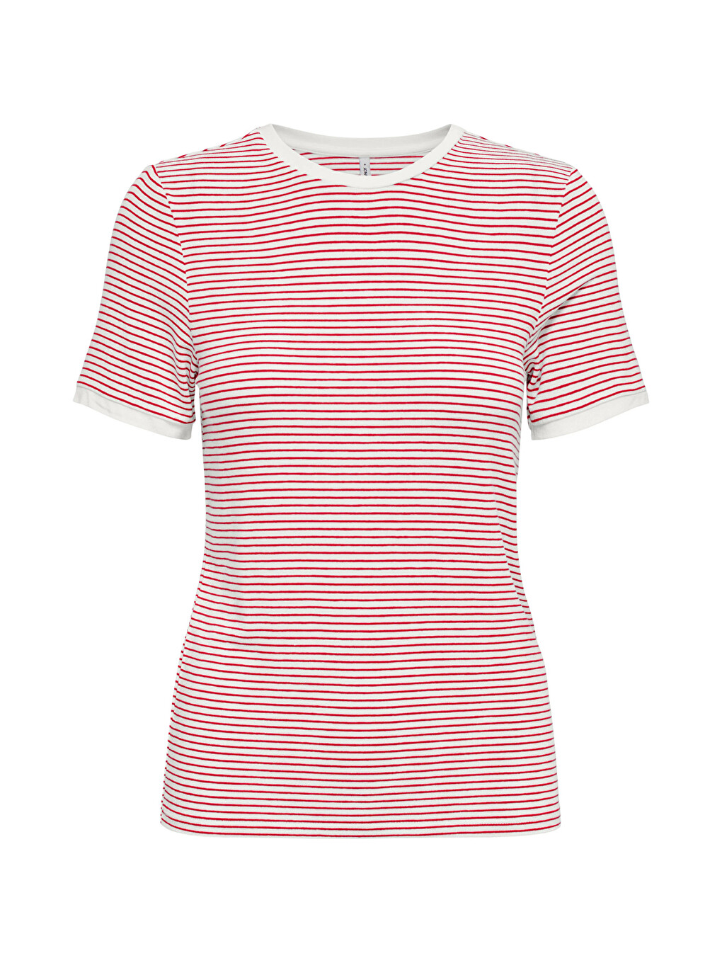 Lila Onltine Çizgili Fitted Bisiklet Yaka Kadın T Shirt 15315406