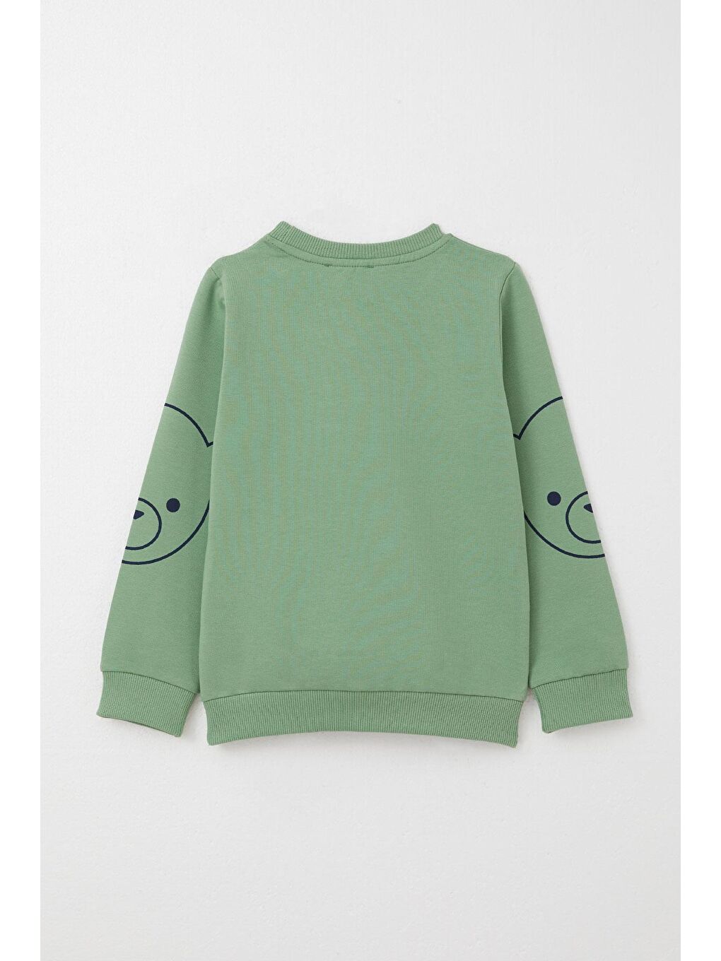 Erkek Çocuk Eşofman Takım Sevimli Ayıcık Baskılı Mint Yeşili (1-4 Yaş)-3