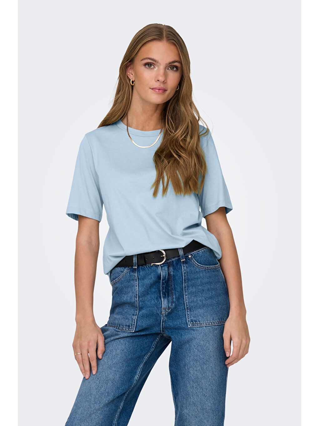 Mavi Onlonly % 100 Pamuk Regular Fit Bisiklet Yaka Kadın T Shirt 15270390