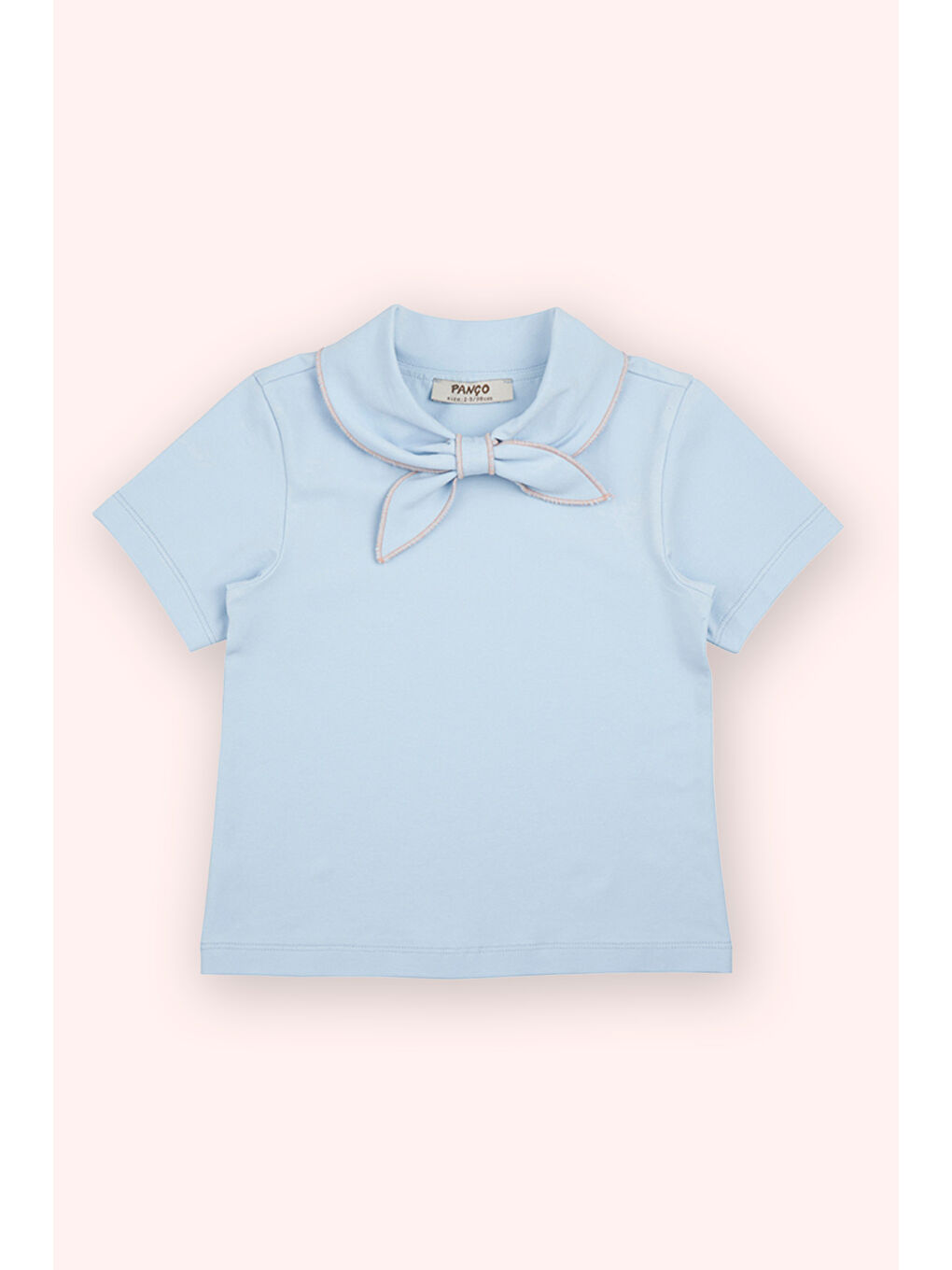 Mavi Kız Çocuk Kısa Kollu T-Shirt Pembe