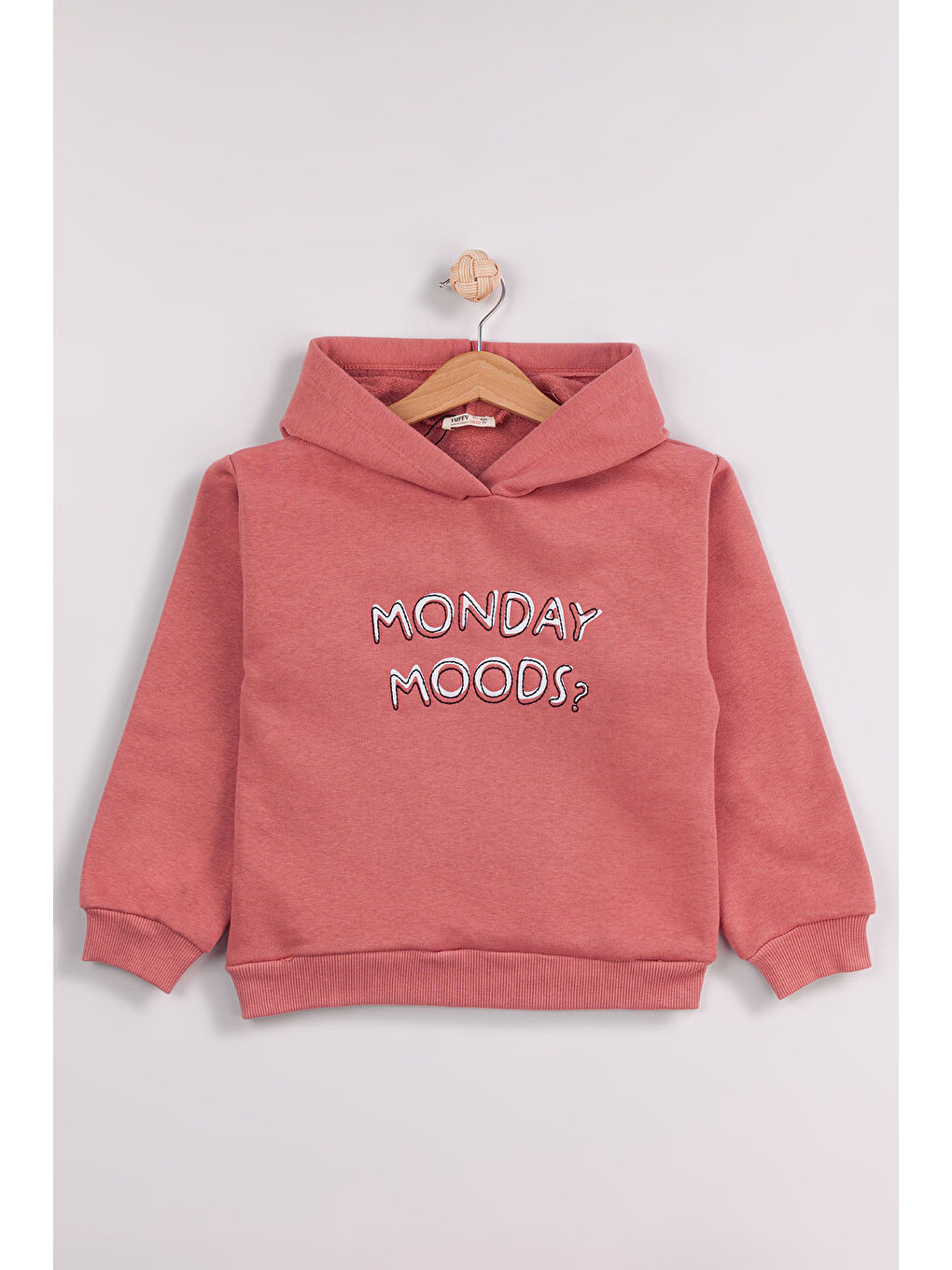 Pembe Kız Çocuk 2'li Paket Basic Sweatshirt-4