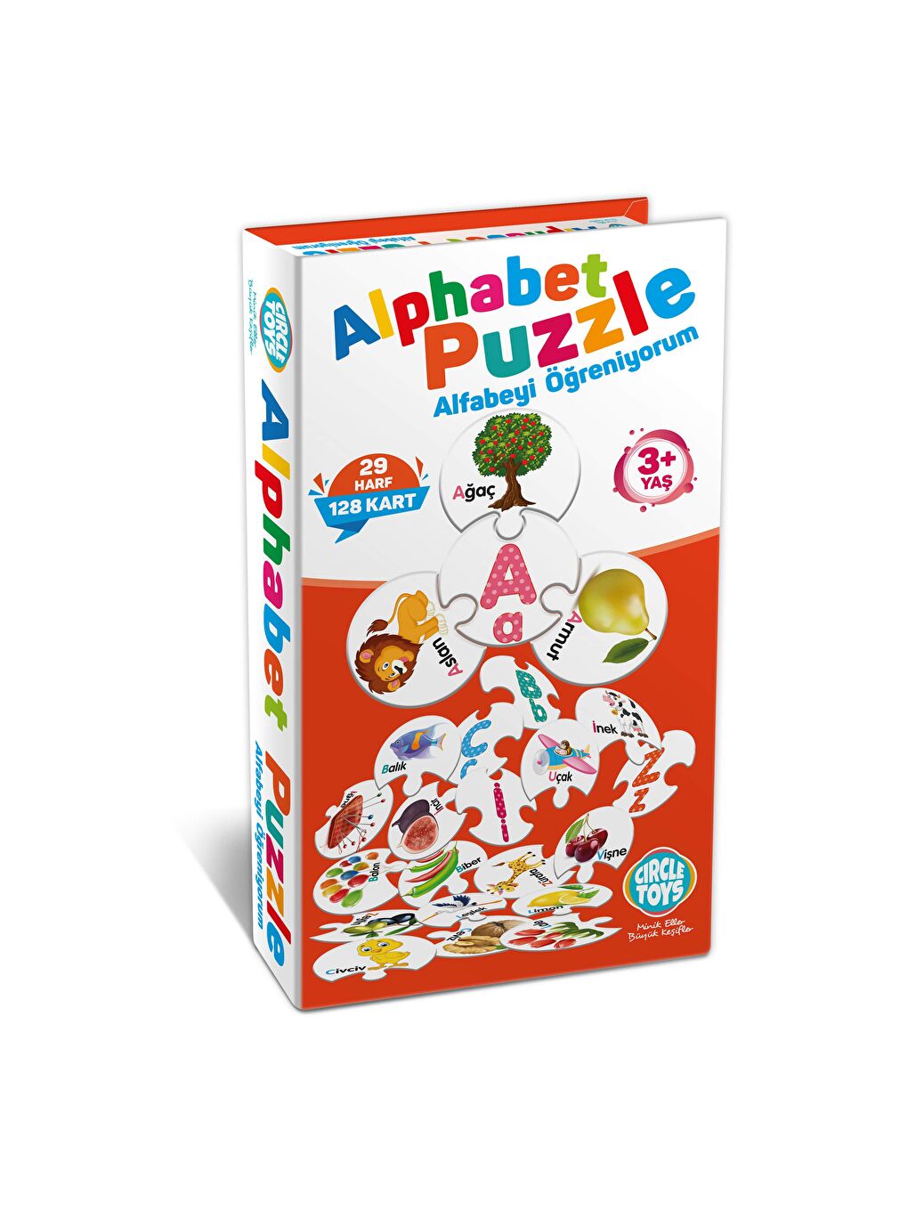 Circle Toys Karışık Alphabet Puzzle - 1