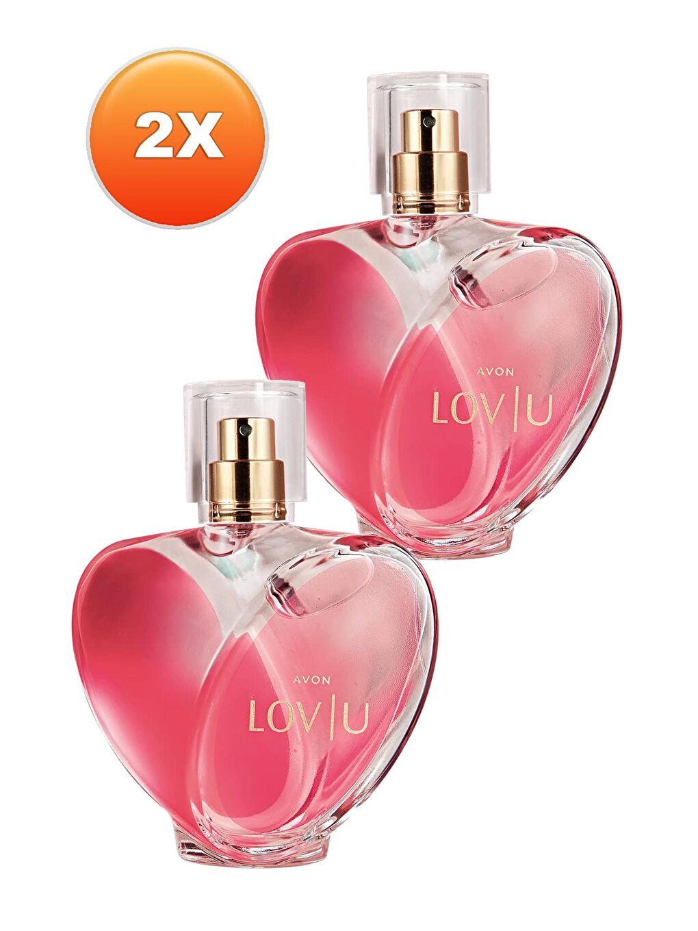 AVON Renksiz Lov U Kadın Parfüm Edp 50 Ml. İkili Set - 1