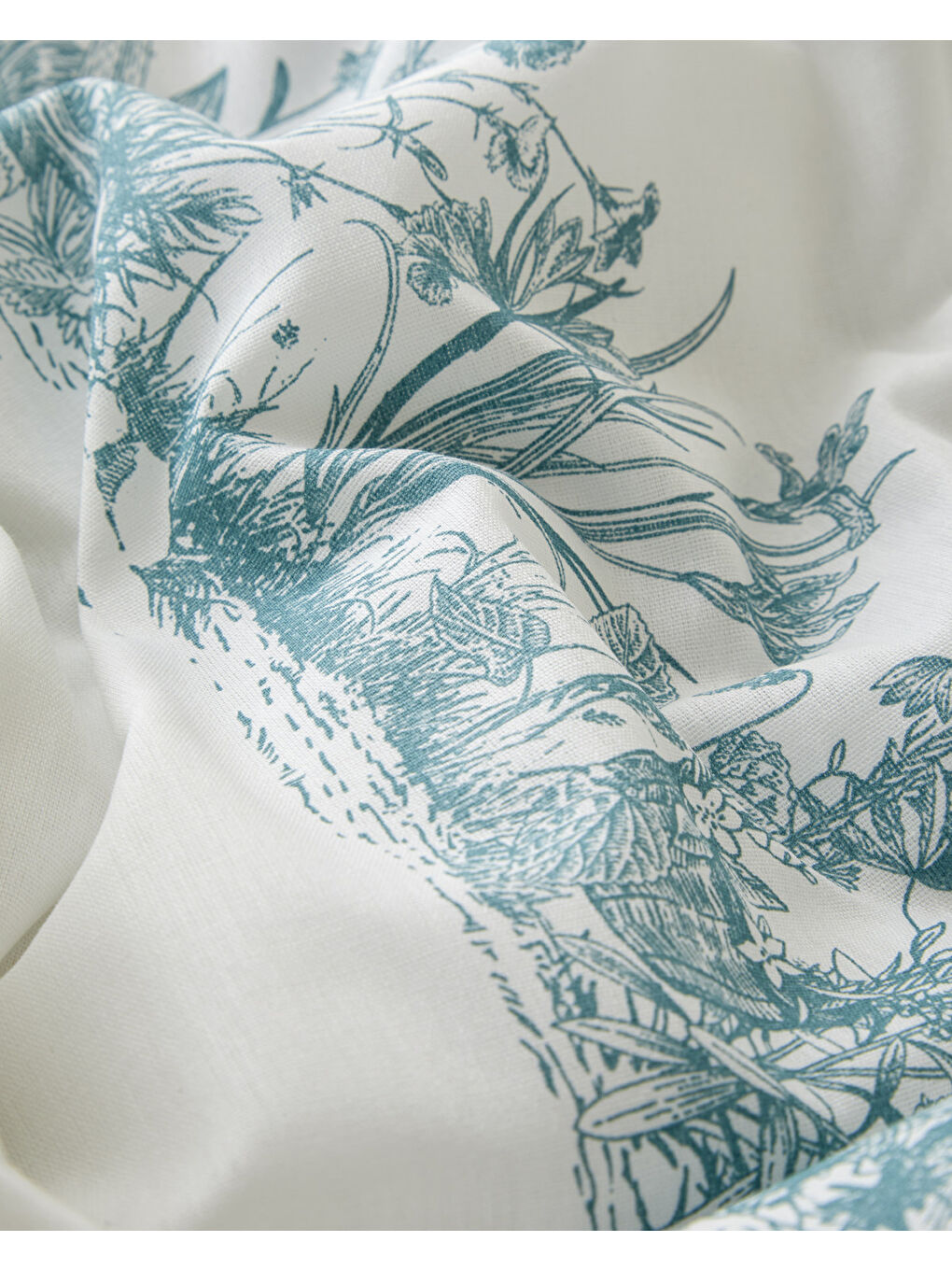 Jouyline Pamuk Çift Kişilik Nevresim Takımı 200x220 cm Yeşil-5