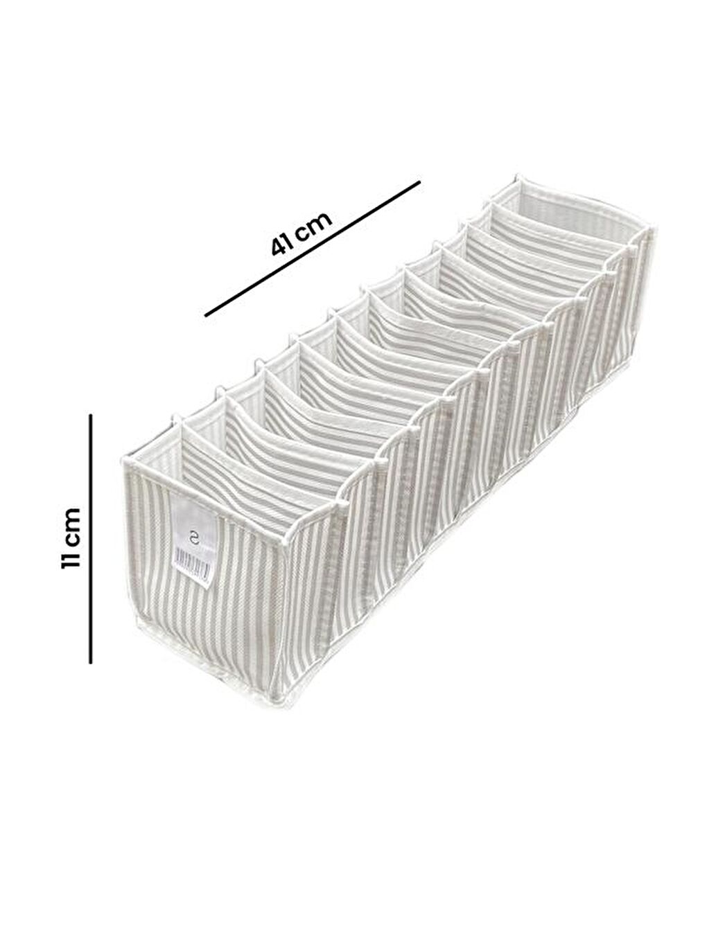 Gri Akordeon Çekmece İçi Organizer - S-2