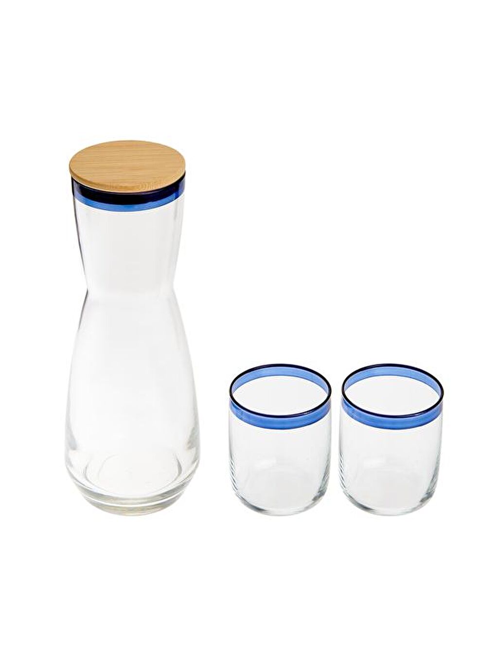 RAKLE Renksiz Verona Su Seti - Şeffaf - 1 lt + 280 ml - 1