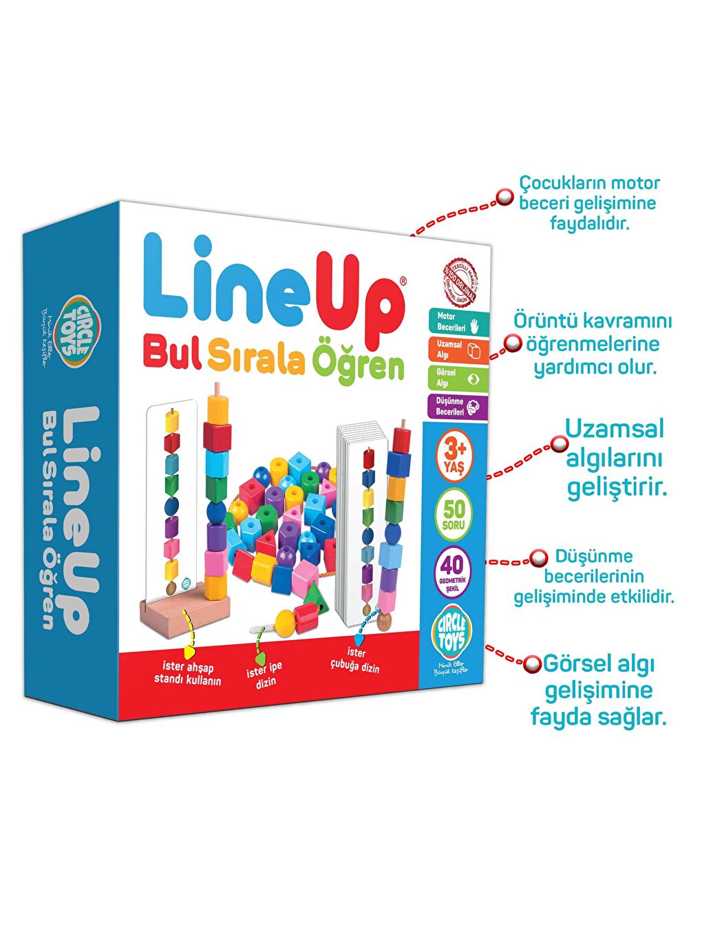 Circle Toys Karışık Line Up - 3