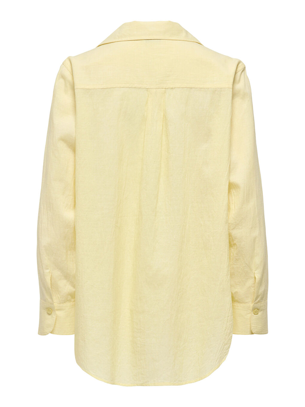 Sarı Onlsalina Pamuklu Regular Fit Klasik Yaka Tek Cepli Gömlek 15335255-1