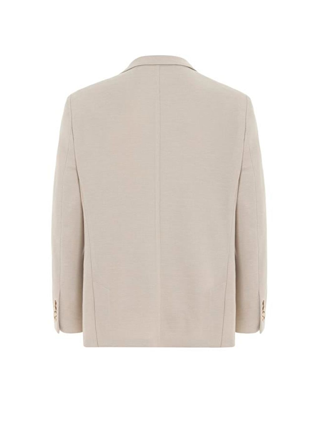 Bej Regular Desenli Mono Yaka 6 Drop Ceket-4