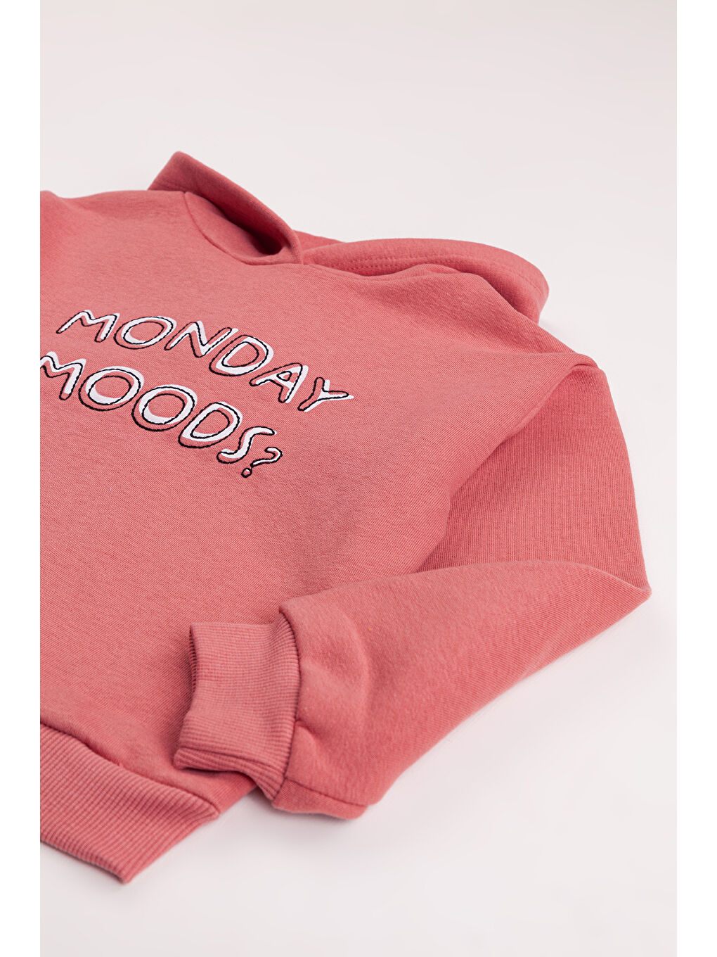 Pembe Kız Çocuk 2'li Paket Basic Sweatshirt-6