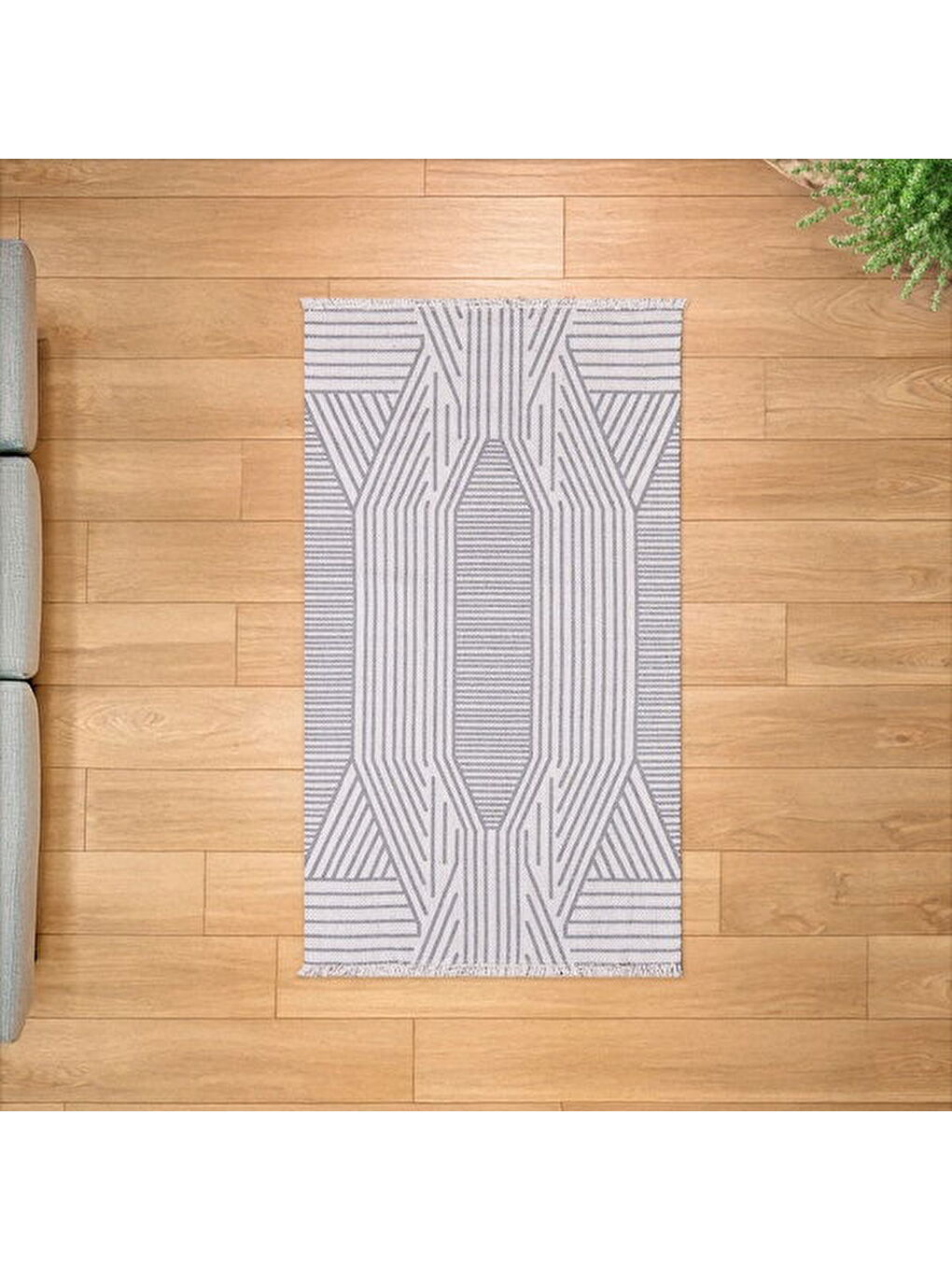 Soft Yalta Kilim - Ekru - 80x150 cm