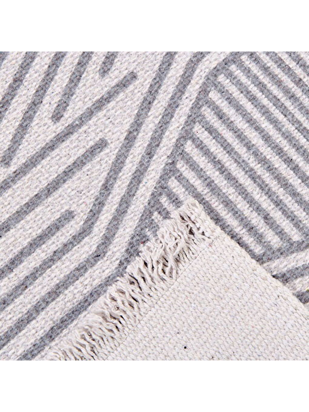 Soft Yalta Kilim - Ekru - 80x150 cm-3