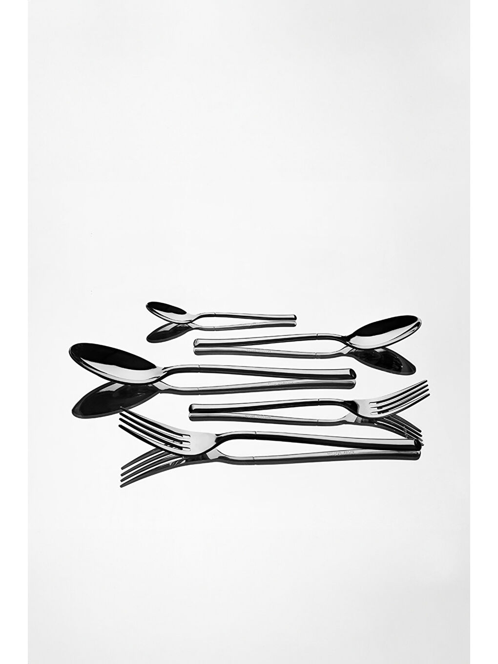 Gri Elegance Sade 6 Kişilik 36 Parça Kutulu Çatal Kaşık Bıçak Takımı-3