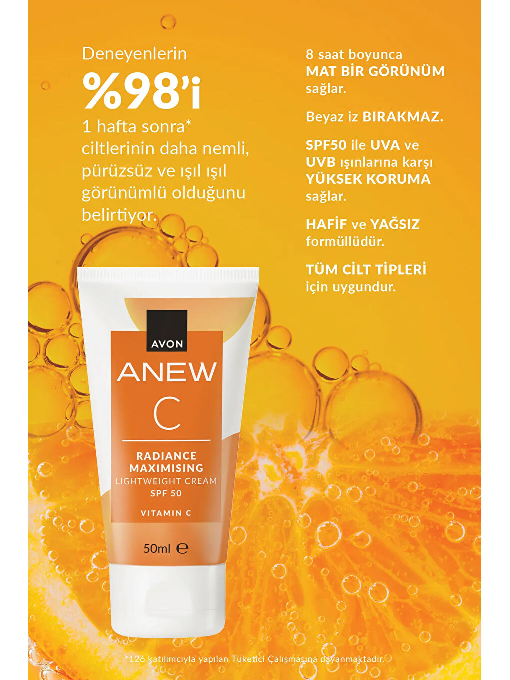 Anew Vitamin C SPF50 Korumalı Nemlendirici Losyon 50 Ml.-2