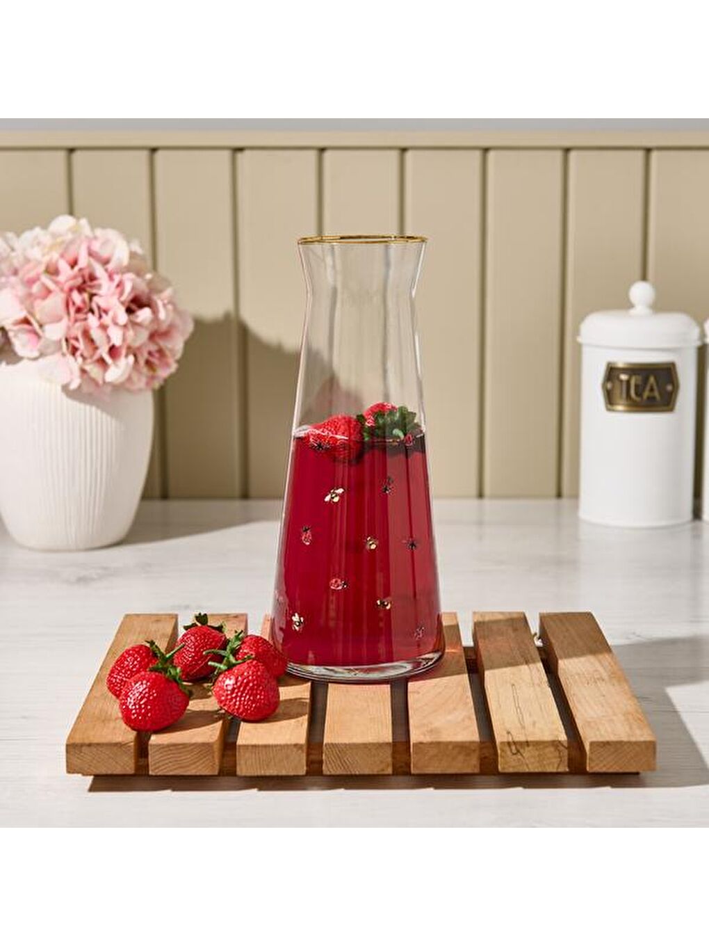 RAKLE Renksiz Ladybird Karaf - Şeffaf - 1150 ml