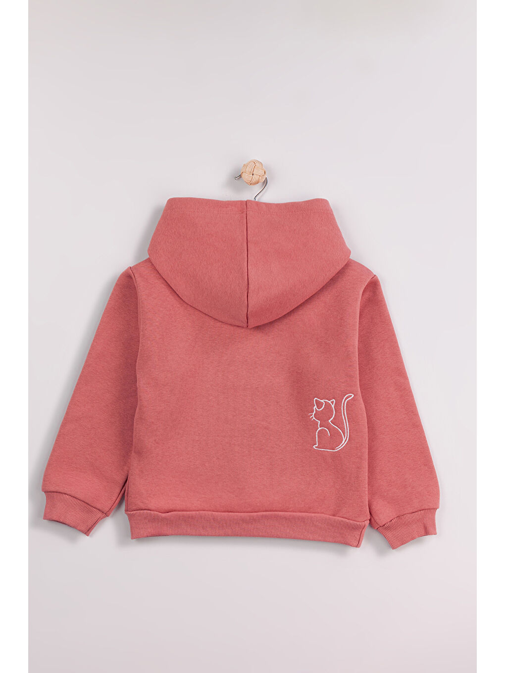 Pembe Kız Çocuk 2'li Paket Basic Sweatshirt-7