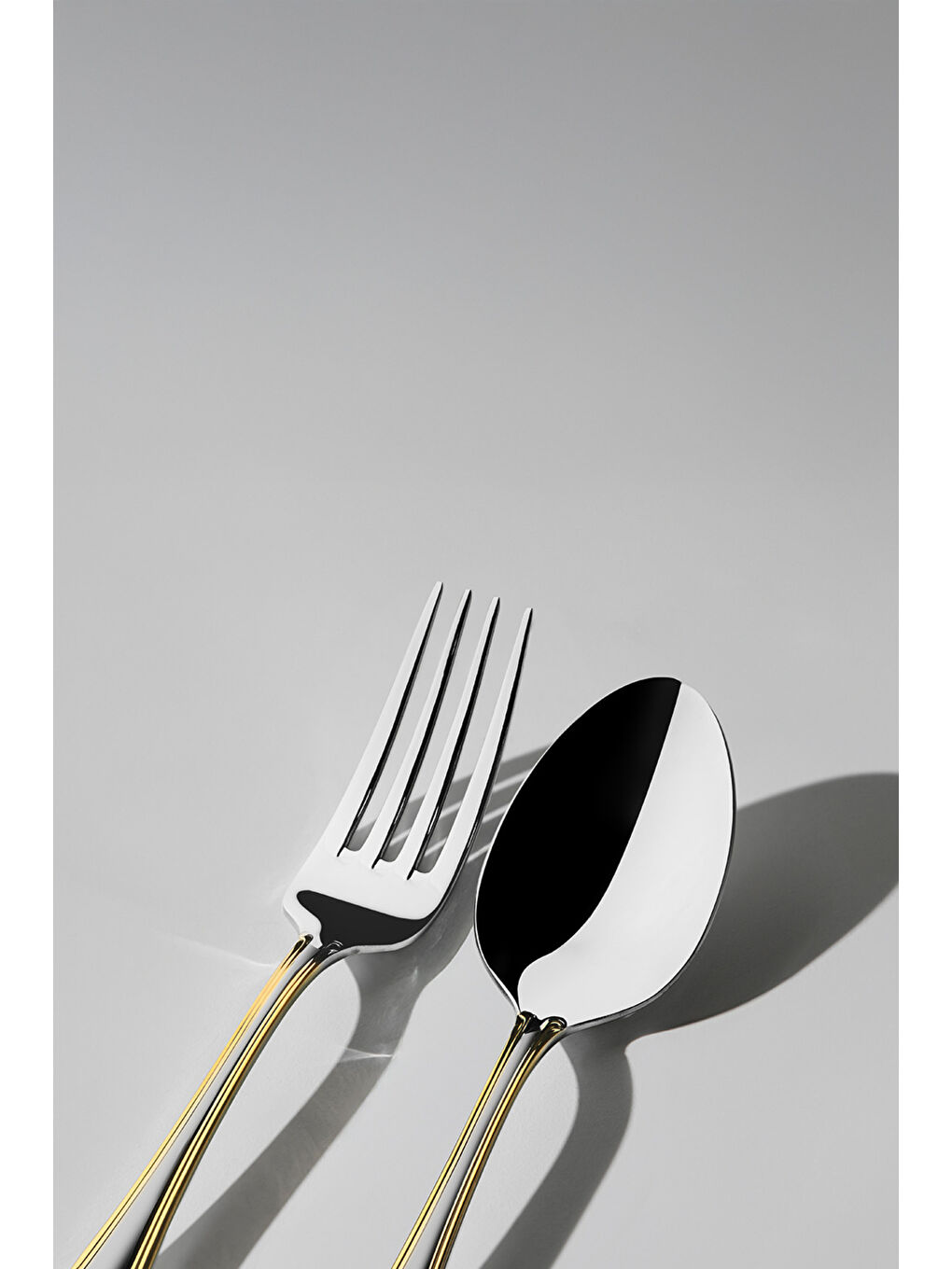 Sarı Lalezar Altın Saten 6 Kişilik 30 Parça Kutulu Çatal Kaşık Takımı-1