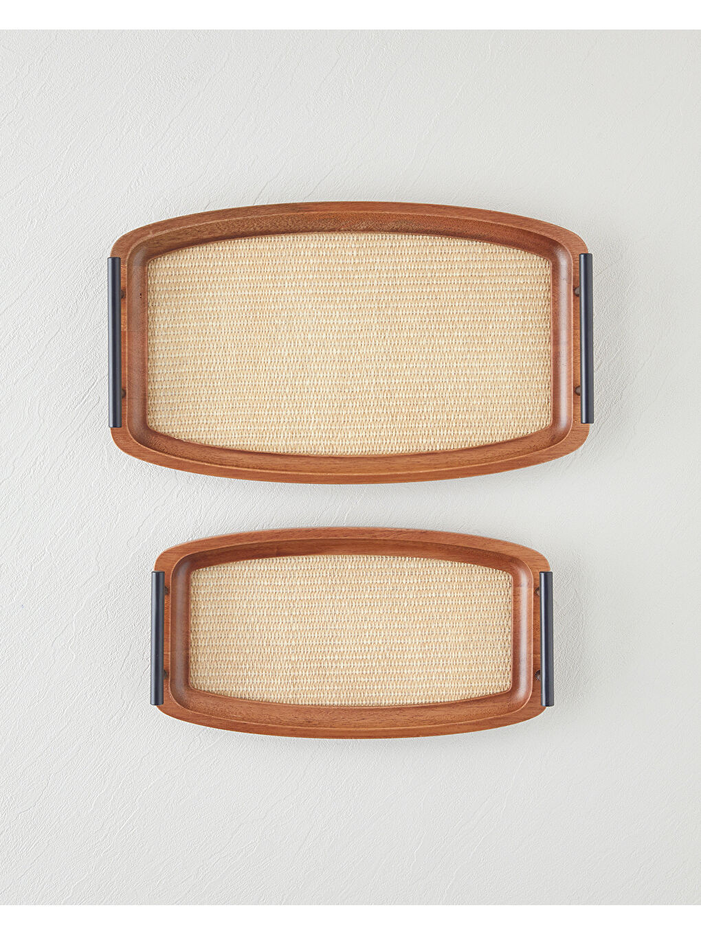 Kahverengi Talia Dekoratif Tepsi 22x37 cm Kahve-3