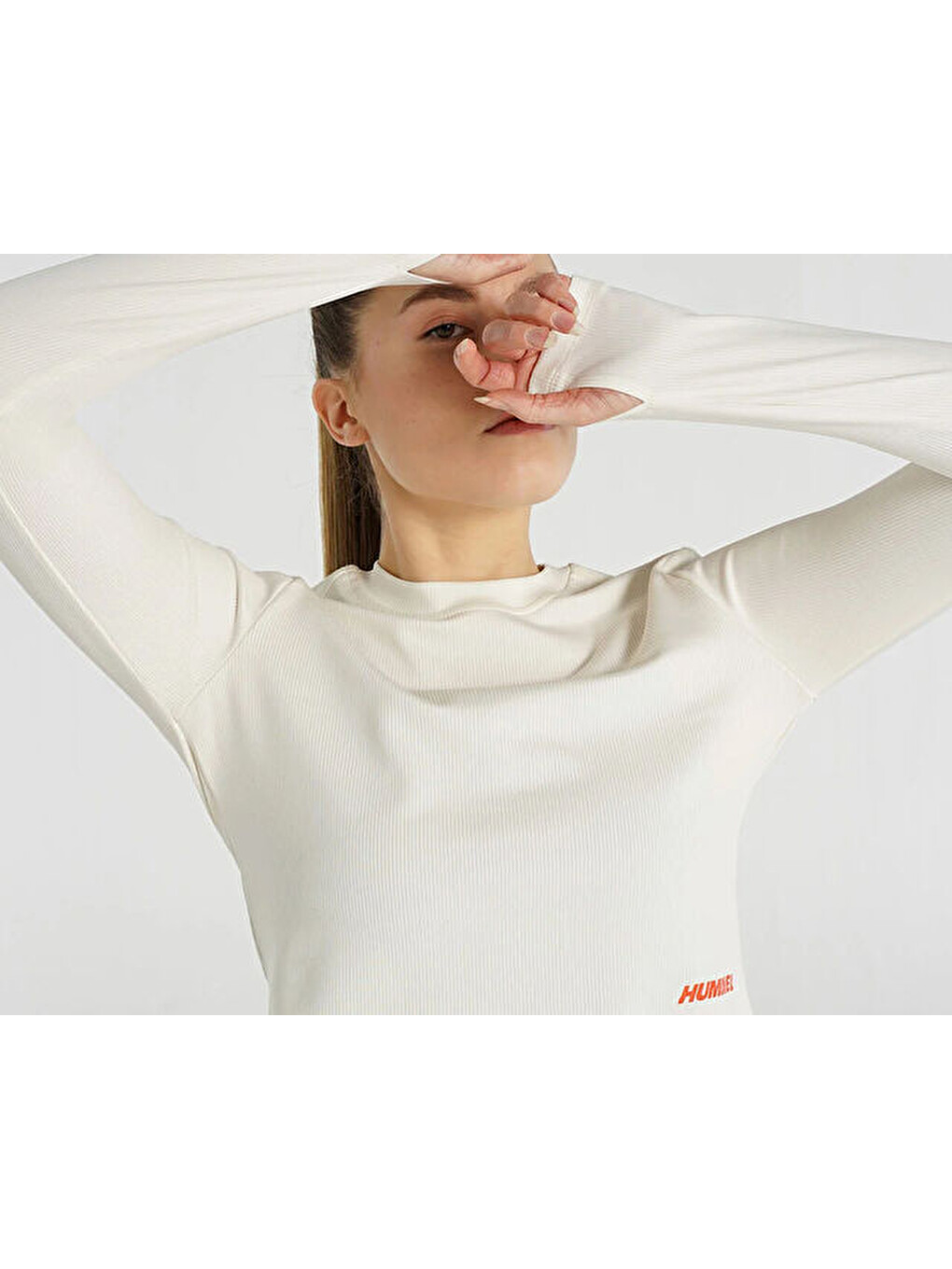 Dolby Crop T-shirt Kadın Günlük Crop Üst 912085-9157 Bej-1