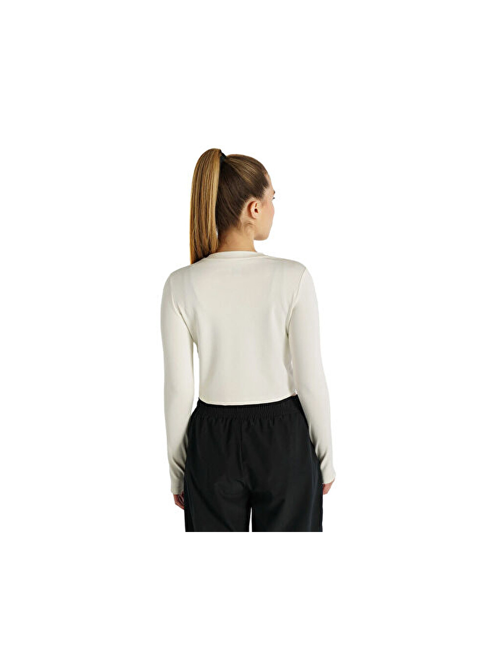 Dolby Crop T-shirt Kadın Günlük Crop Üst 912085-9157 Bej-2