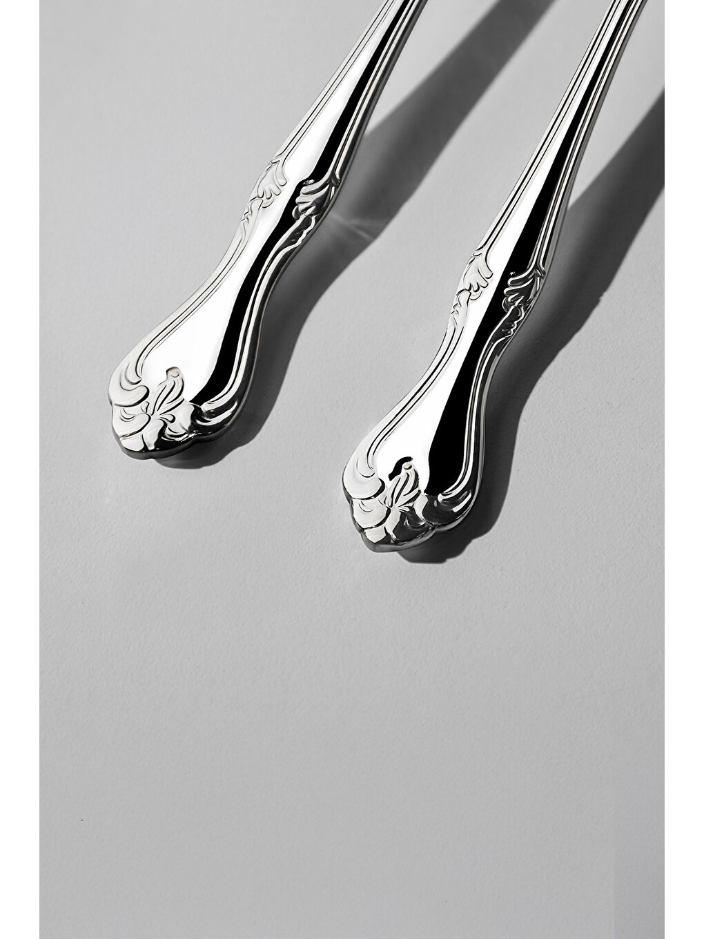 Gri Lalezar Sade 5 Parça Paslanmaz Çelik Servis Takımı-1