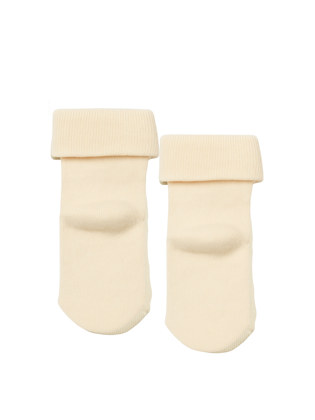 Bebek Mantar Desenli Havlu Soket Çorap Ekru-1