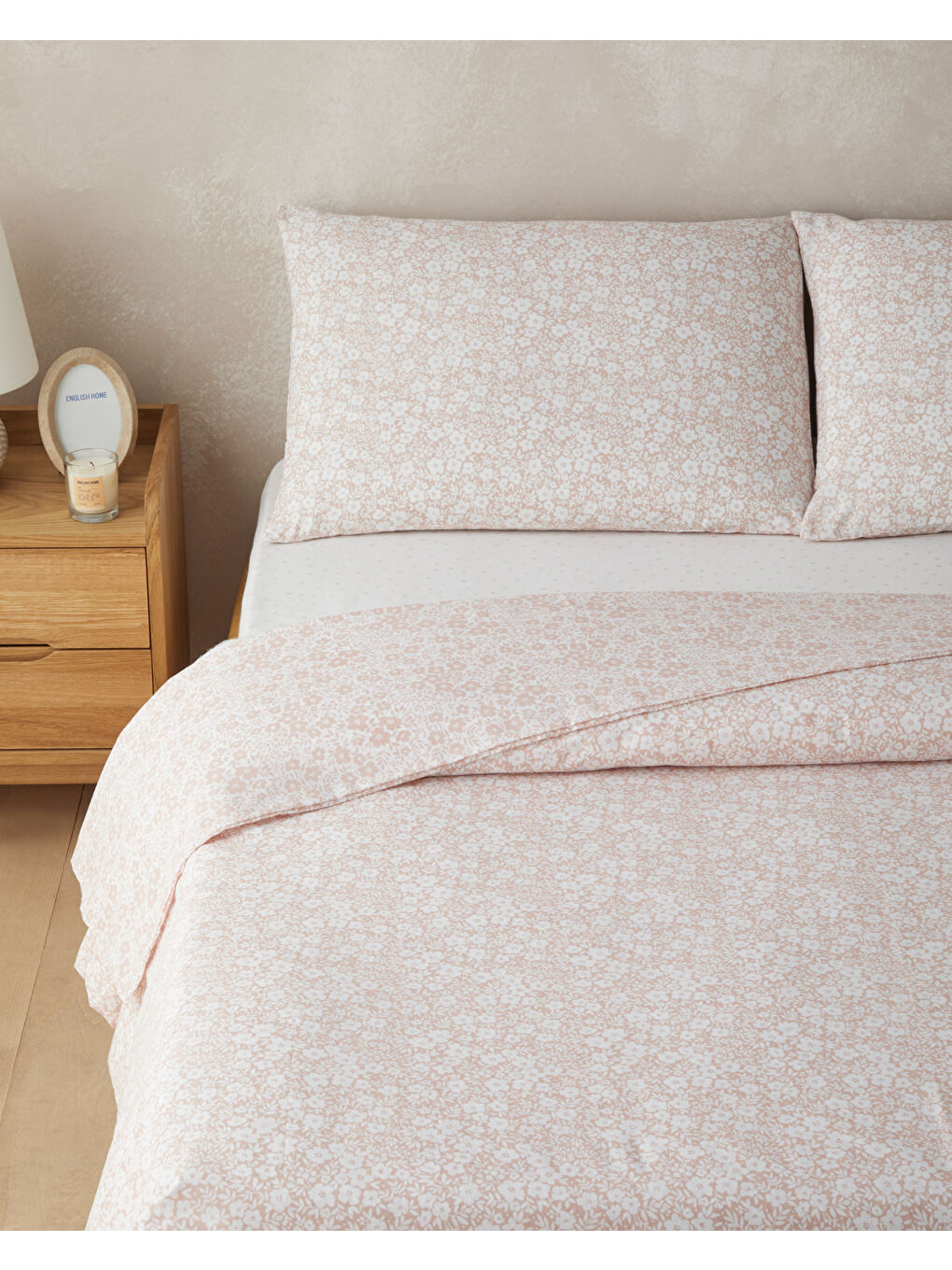 Blossira Kolay Ütülenir Çift Kişilik Nevresim Takımı 200x220 cm Pembe-1