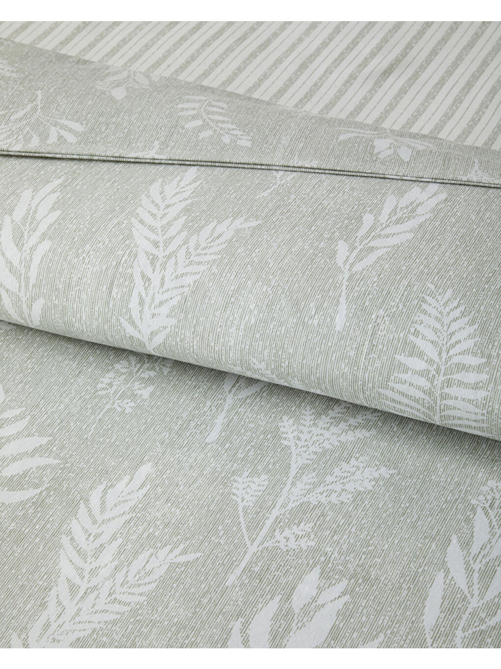 Florine Kolay Ütülenir Çift Kişilik Nevresim Takımı 200x220 cm Açık Yeşil-2