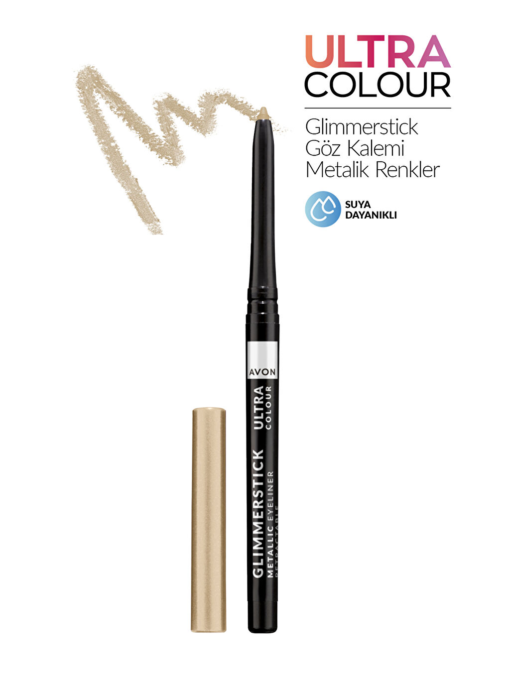 AVON Glimmerstick Asansörlü Metalik Göz Kalemi Goldmine - 1