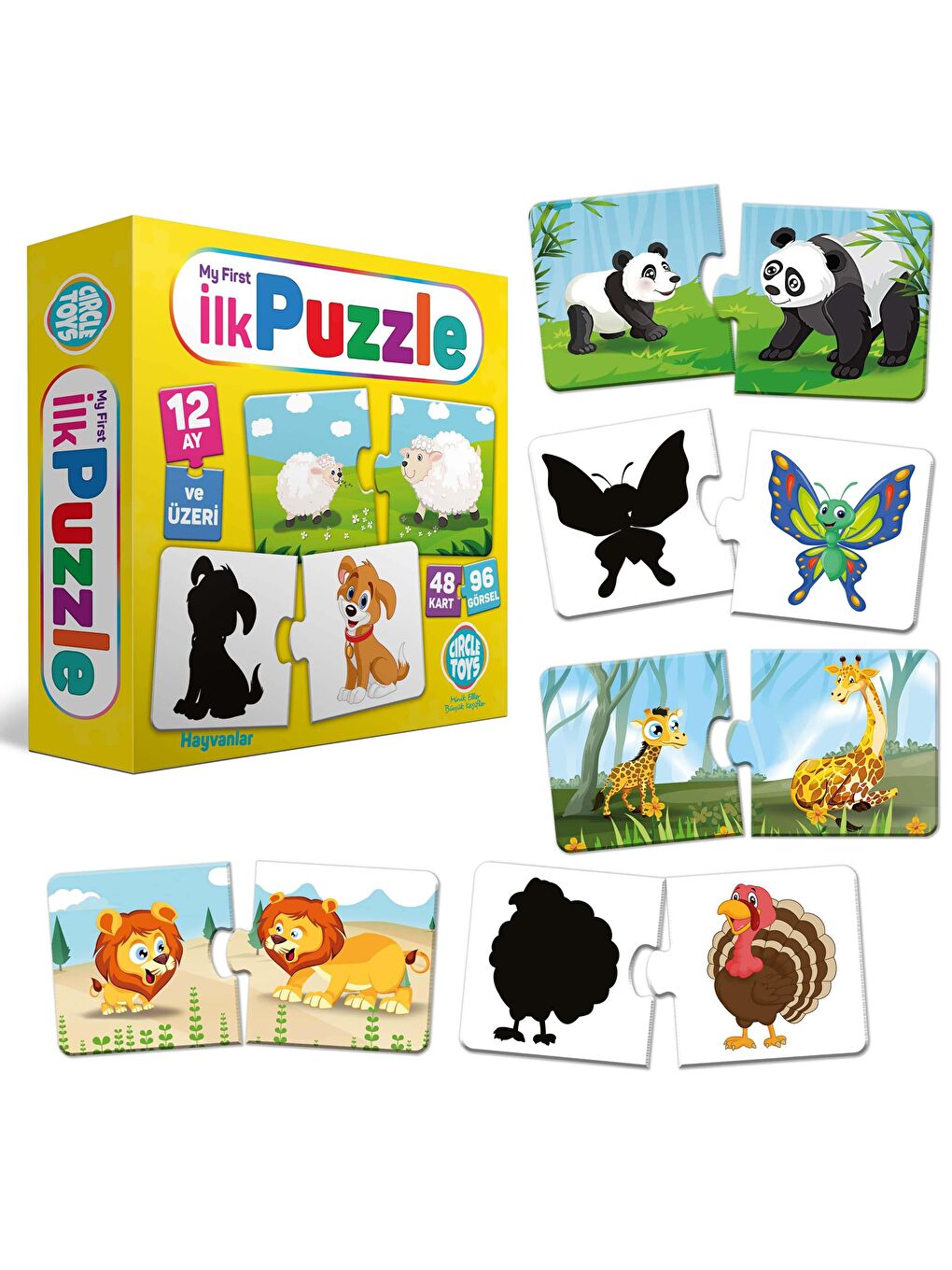 Circle Toys Karışık My First Puzzle - 2