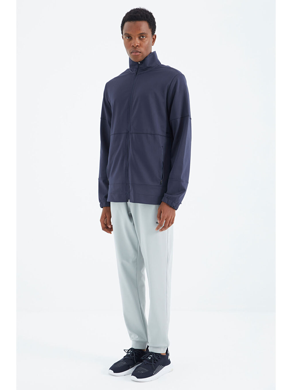 Bej Taş Bağcıklı Cep Detaylı Rahat Kalıp  Erkek Jogger Eşofman Altı - 84993-6