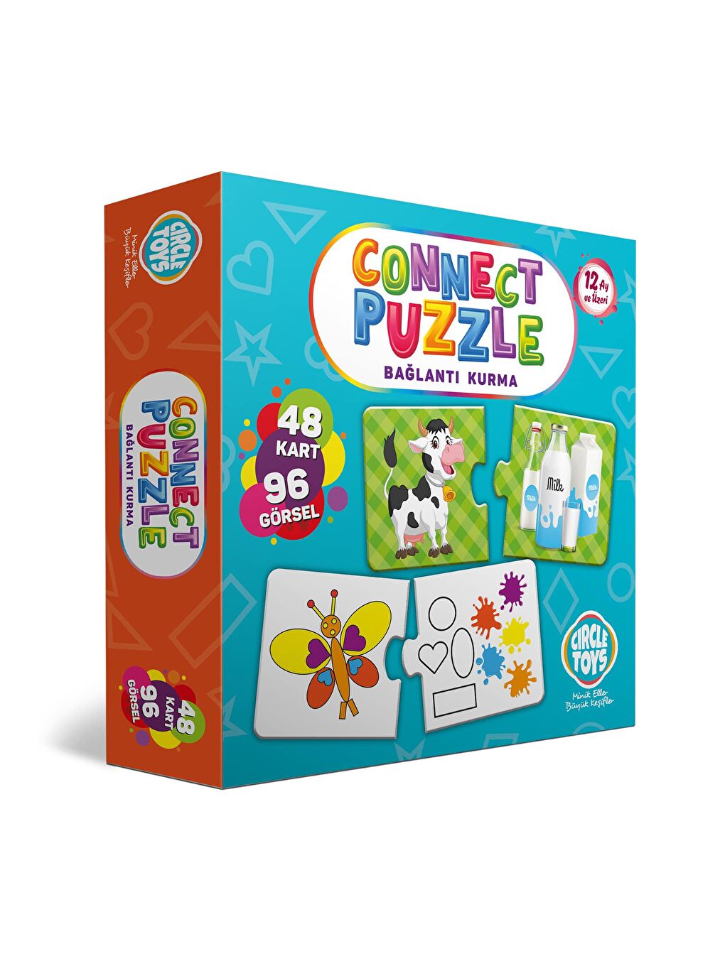 Circle Toys Karışık Connect Puzzle - 1