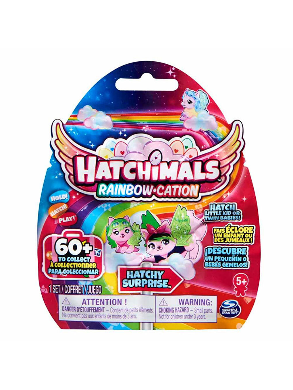 Hatchimals Renksiz Rainbow Cation Aile Sürpriz Tekli Paket 6065355