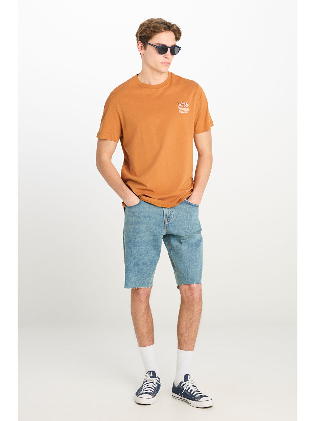 Regular Fit Normal Kesim Normal Bel Açık Mavi Esnek Jean Şort