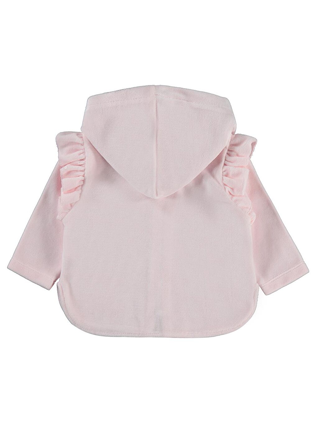 Baby Kol Fırfırlı 6-18 Ay Hırka - Pembe 12-18 Ay-2