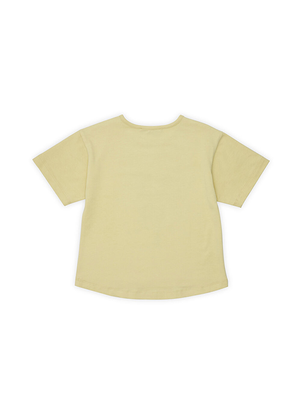 Kız Çocuk Baskı Detaylı T-Shirt Sarı-3