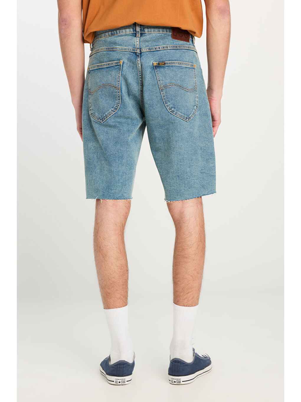 Regular Fit Normal Kesim Normal Bel Açık Mavi Esnek Jean Şort-3