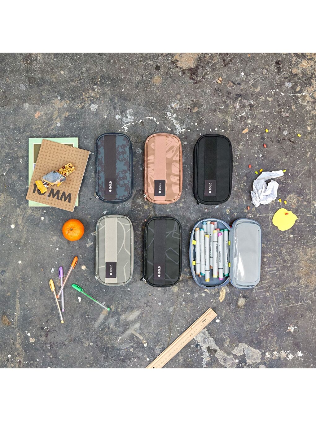 Spacy Bold Kalem Kutusu Spots Blue-3