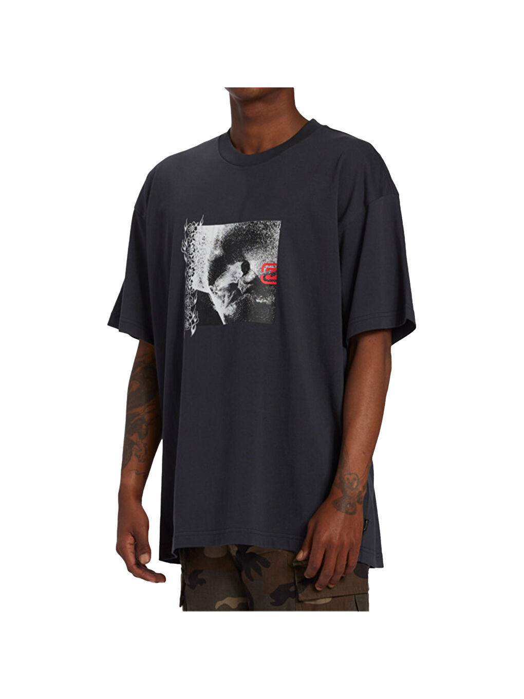 Centerfold Tees Erkek Siyah Tişört-2