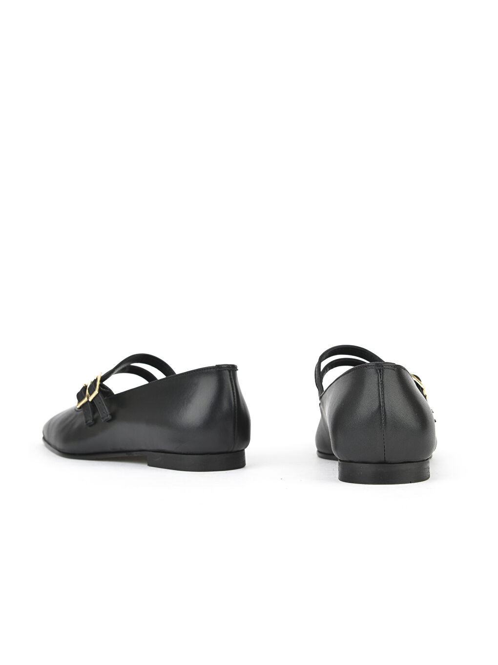 Kadın Hakiki Deri Babet 1531054Z3401 Siyah-2