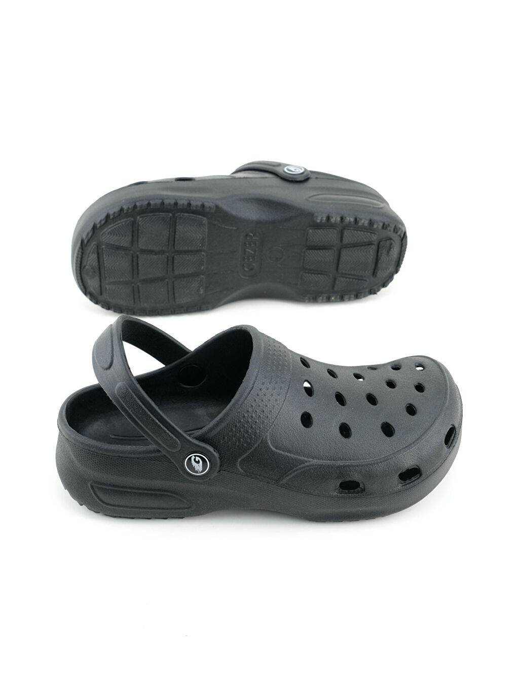 Siyah Kadın Yazlık Eva Ev Banyo Bahçe Havuz Rahat Taban Sabo Terlik-4