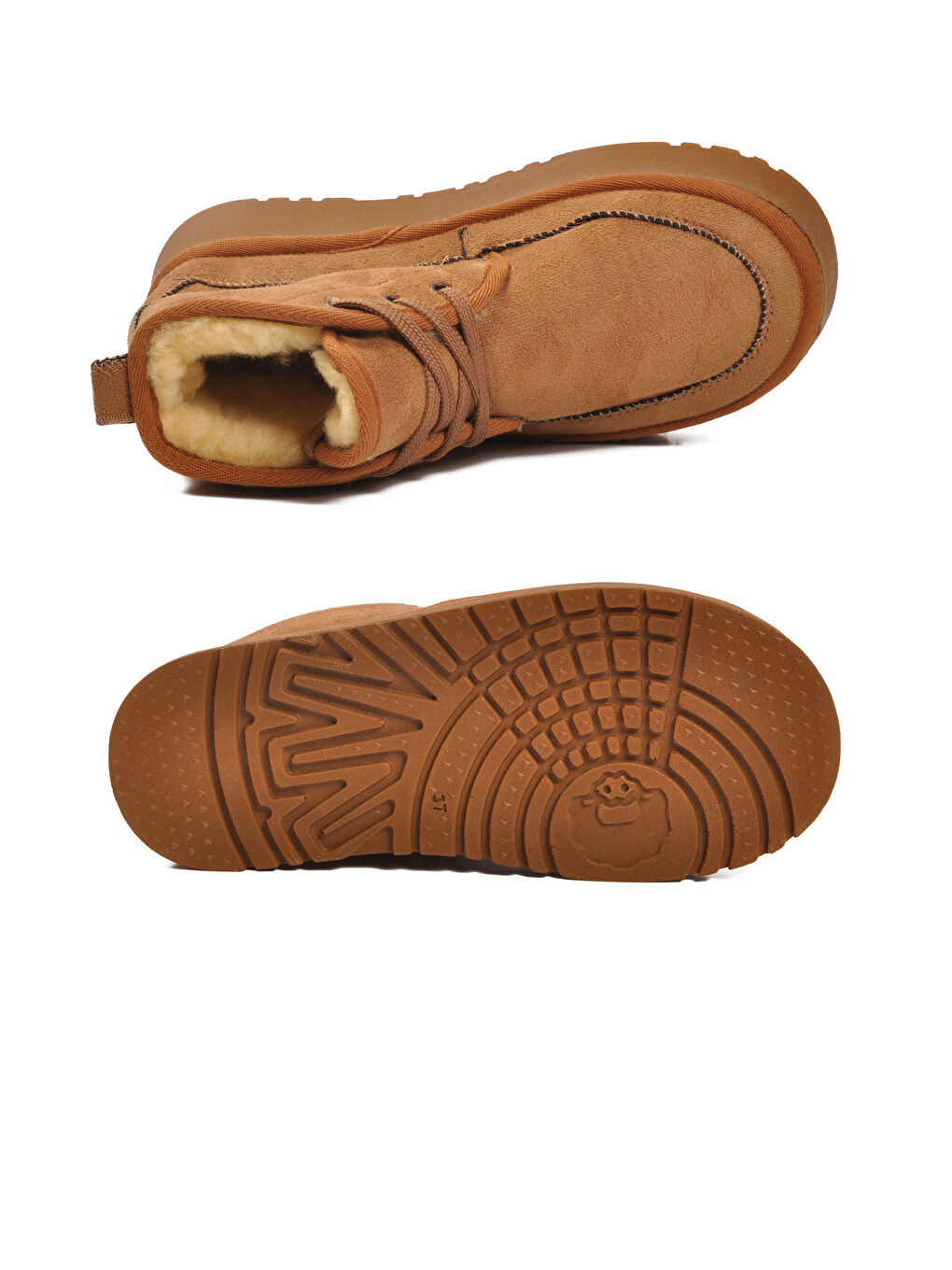 Kahverengi Taba İçi Kürklü Bağcıklı Kadın Bot U-15 Z-4