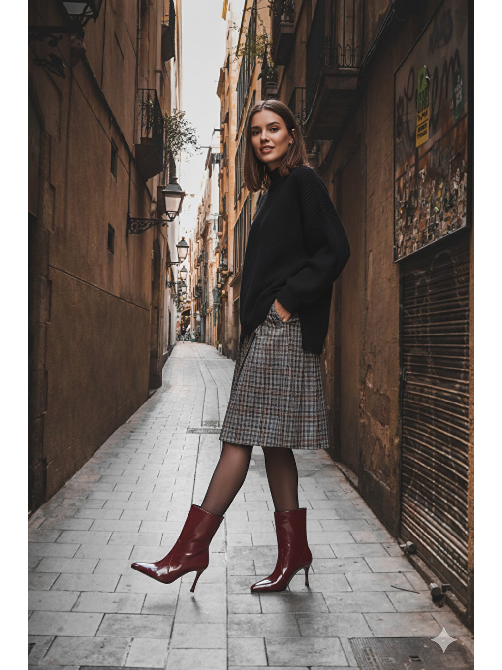 Bordo Kadın Bot V752550208-2